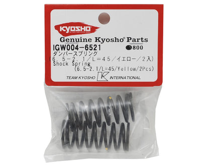 Kyosho Shock Spring (2) (6.5-2.1/L=45) (Yellow)