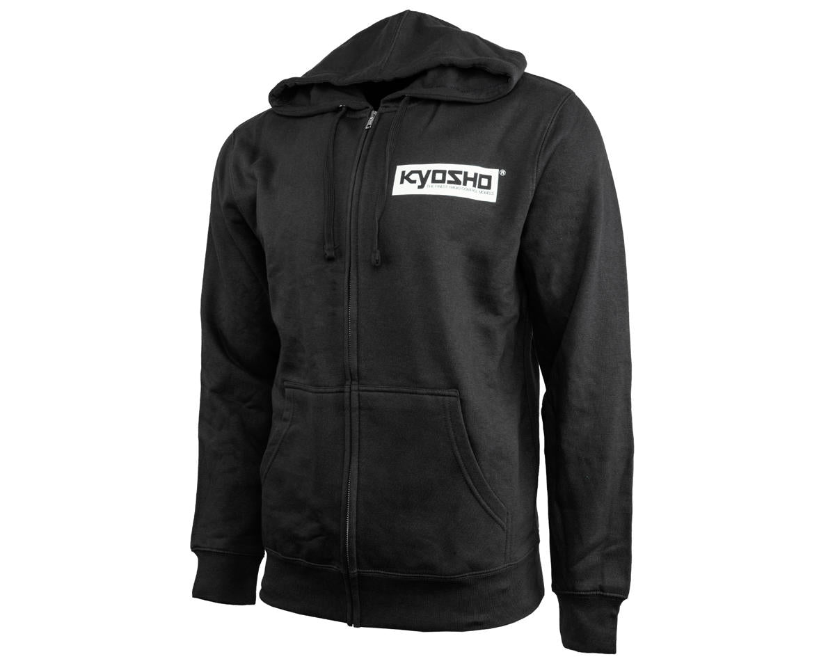 Kyosho Box Logo Full Zip Hoodie (Black) (M)