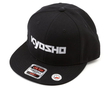 Kyosho Snapback Flatbill Hat (Black) (One Size Fits Most)