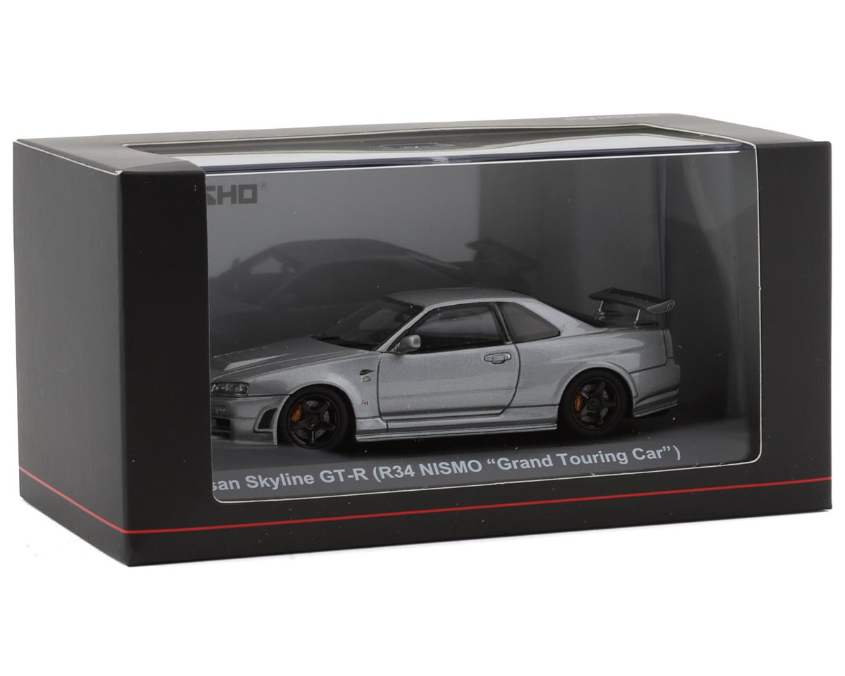 Kyosho Nissan Skyline GT-R R34 NISMO 1/43 Resin Model (Grey)