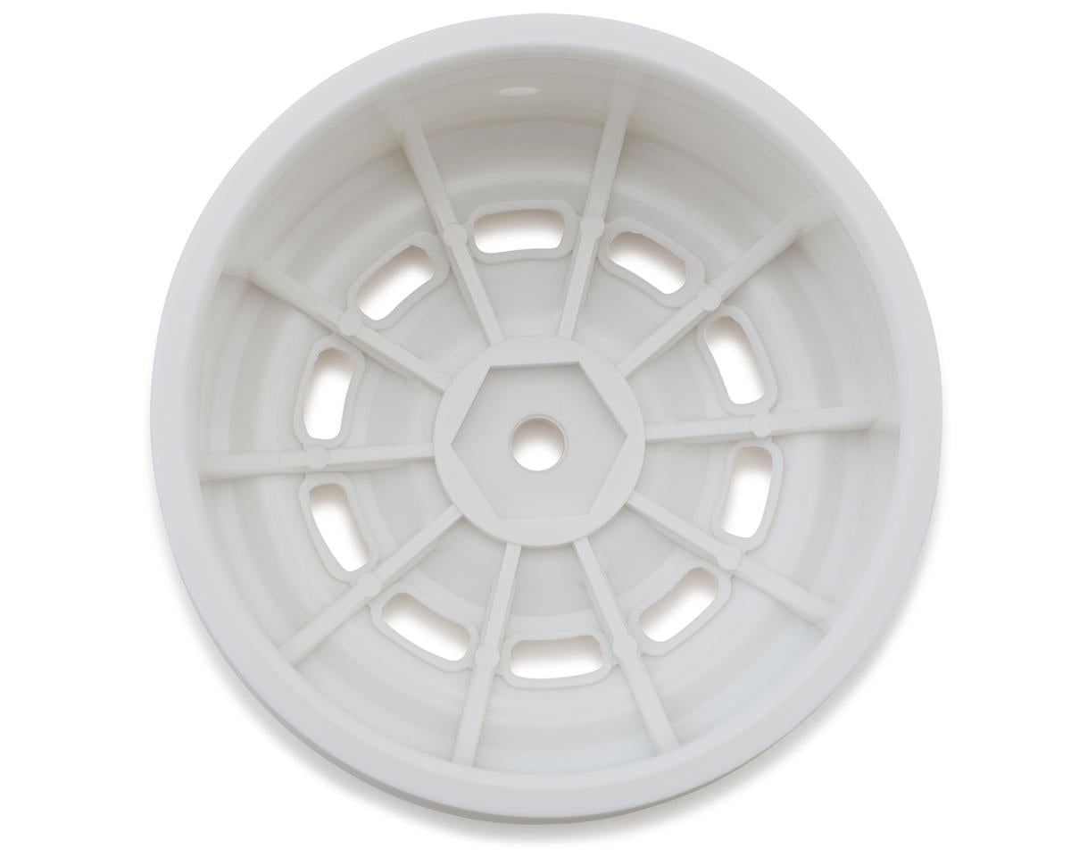 Kyosho Lazer SB 2.2" 10-Hole Front Wheels (White) (2)