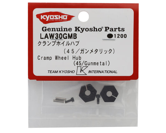 Kyosho 12mm Clamping Wheel Hex Hub Set (Gunmetal) (2)