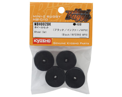 Kyosho MB-010 Wheel Set (Black) (4) (MP9/Inferno)