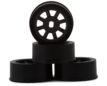 Kyosho AWD Watanabe Eight Spoke Wheels (Black) (4) (0mm Offset)