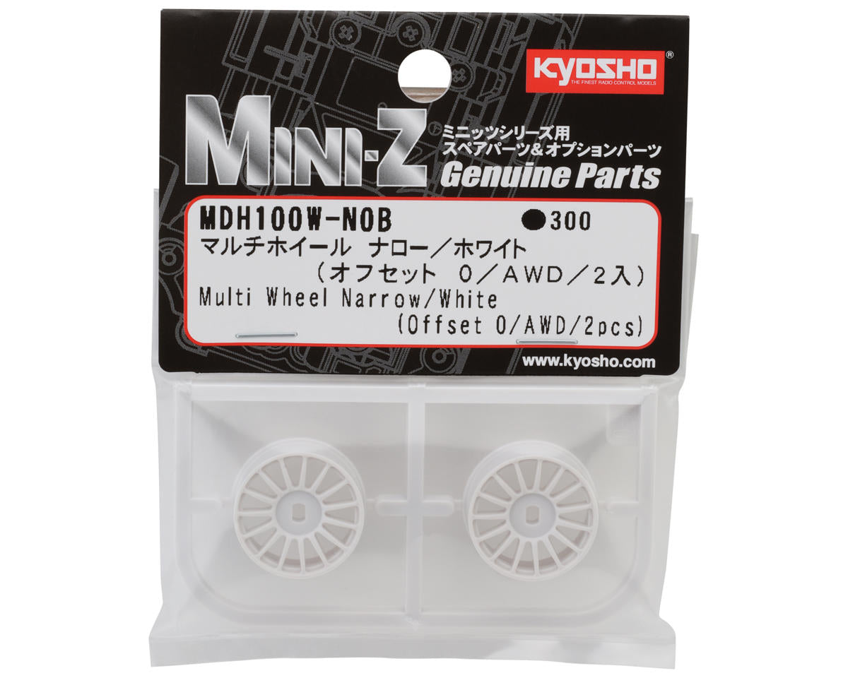 Kyosho Mini-Z AWD Multi Wheel (White) (2) (0mm Offset)