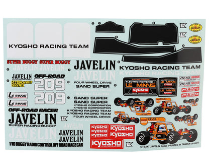 Kyosho Javelin Body Roll Cage (Black)