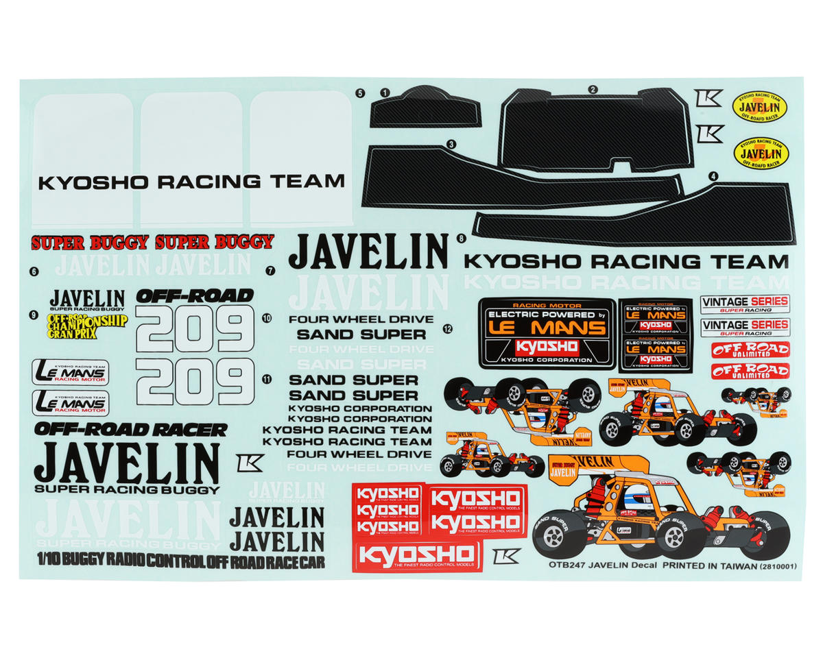 Kyosho Javelin Body Roll Cage (White)