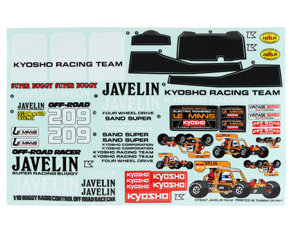 Kyosho Javelin Body Roll Cage (White)
