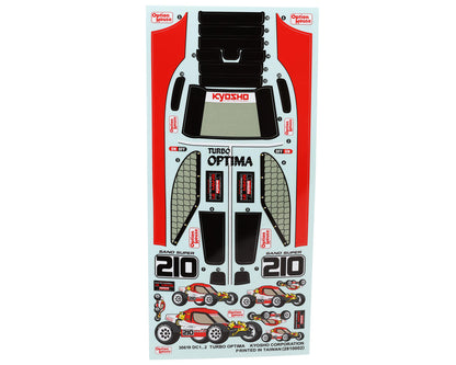 Kyosho Turbo Optima Gold Buggy Body Set (Clear)