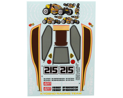 Kyosho Optima Buggy Body & Under Body (Clear)