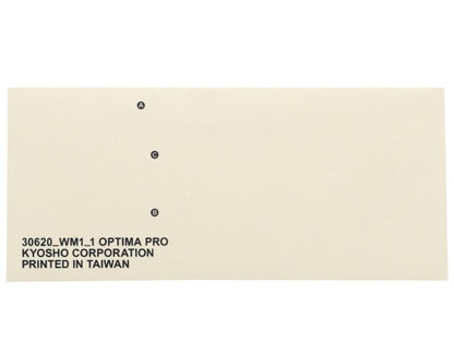 Kyosho Optima Buggy Body & Under Body (Clear)