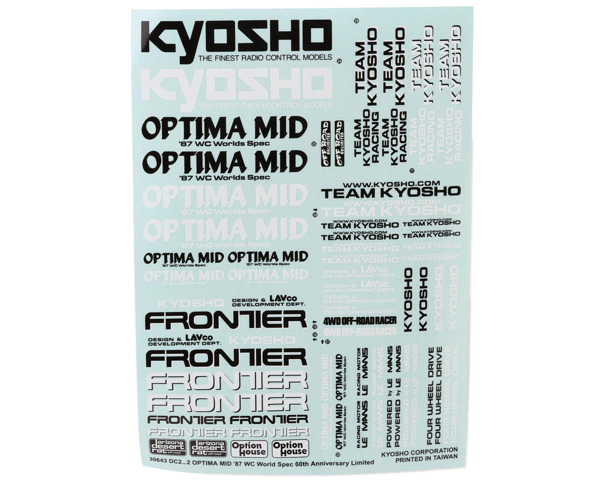 Kyosho Optima Mid Body (Clear)