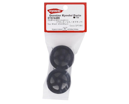 Kyosho Optima 43mm 5-Spoke Wheels (Black) (2)