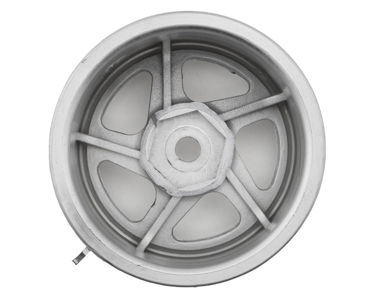 Kyosho Optima 43mm 5-Spoke Wheels (Satin Chrome) (2)