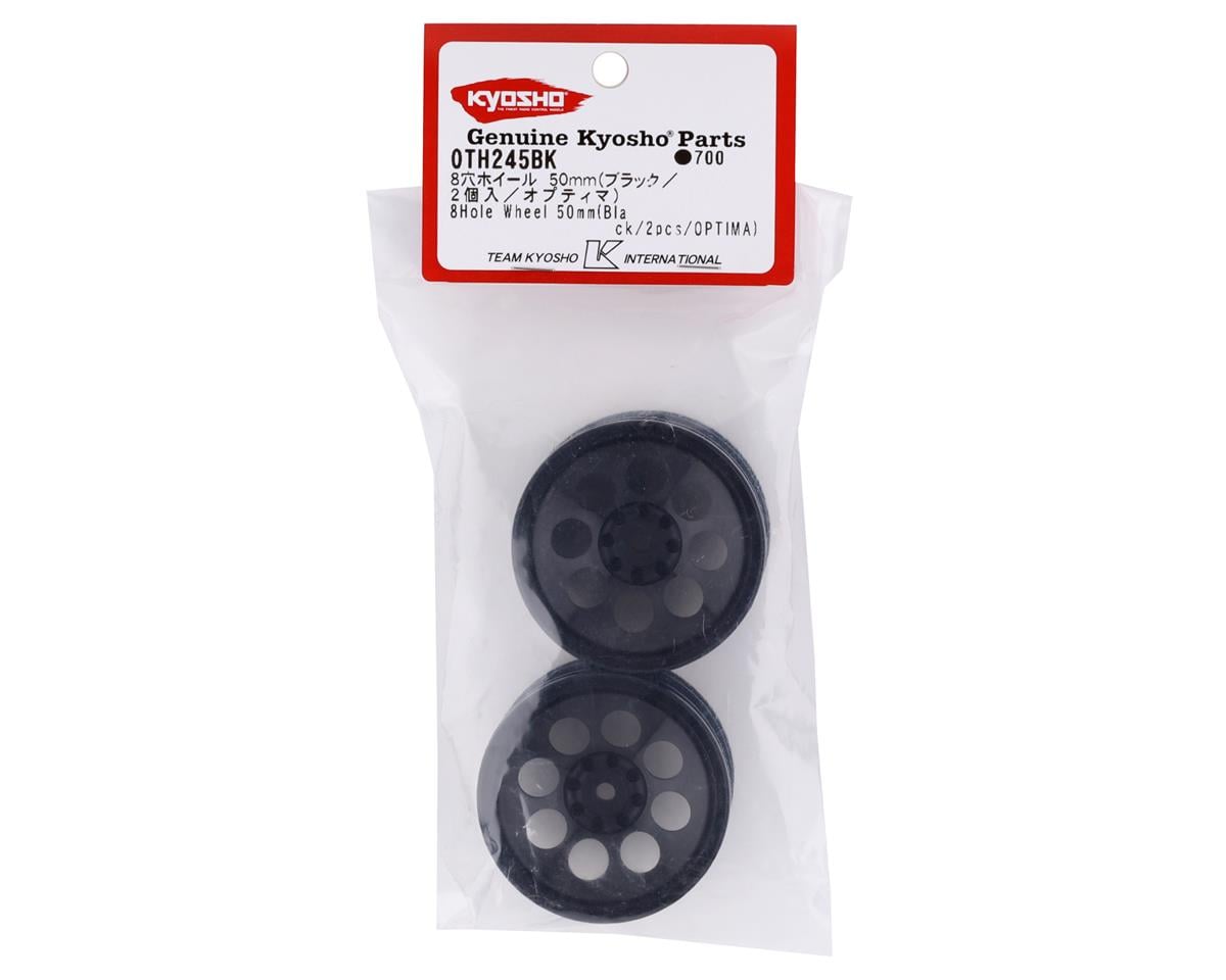 Kyosho Optima 8 Hole Wheel (Black) (2)