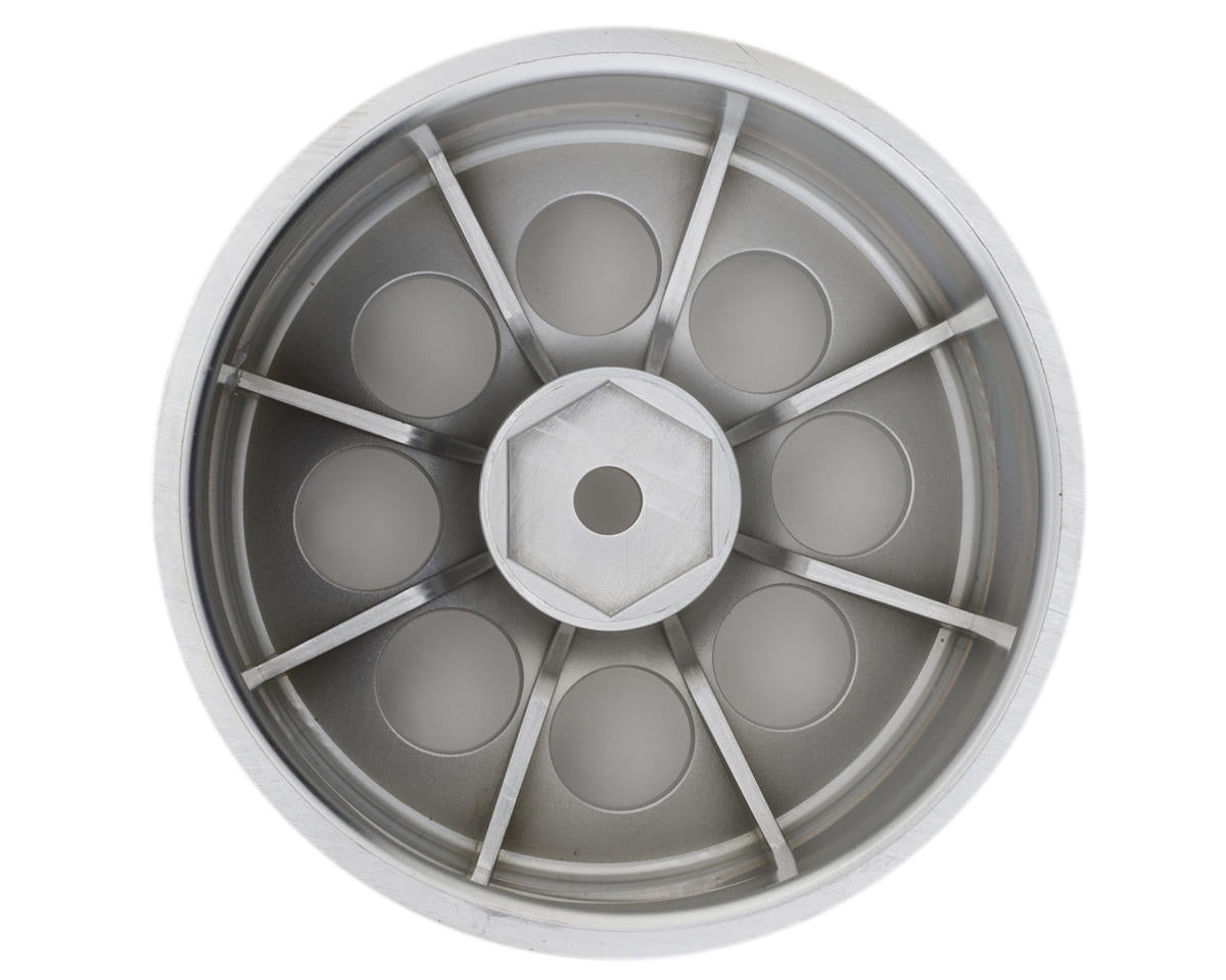 Kyosho Turbo Optima 50mm 8-Hole Wheels (Chrome) (2)