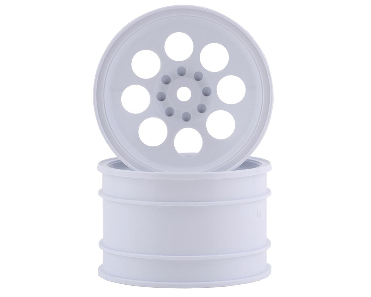 Kyosho Turbo Optima 50mm 8-Hole Wheels (White) (2)
