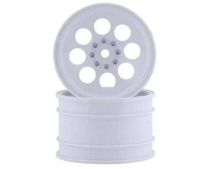 Kyosho Turbo Optima 50mm 8-Hole Wheels (White) (2)
