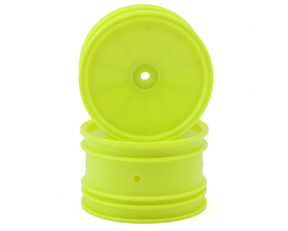 Kyosho Optima 2.2" Rear Dish Wheels (Yellow) (2)