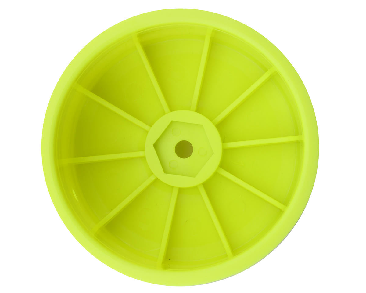 Kyosho Optima 2.2" Rear Dish Wheels (Yellow) (2)
