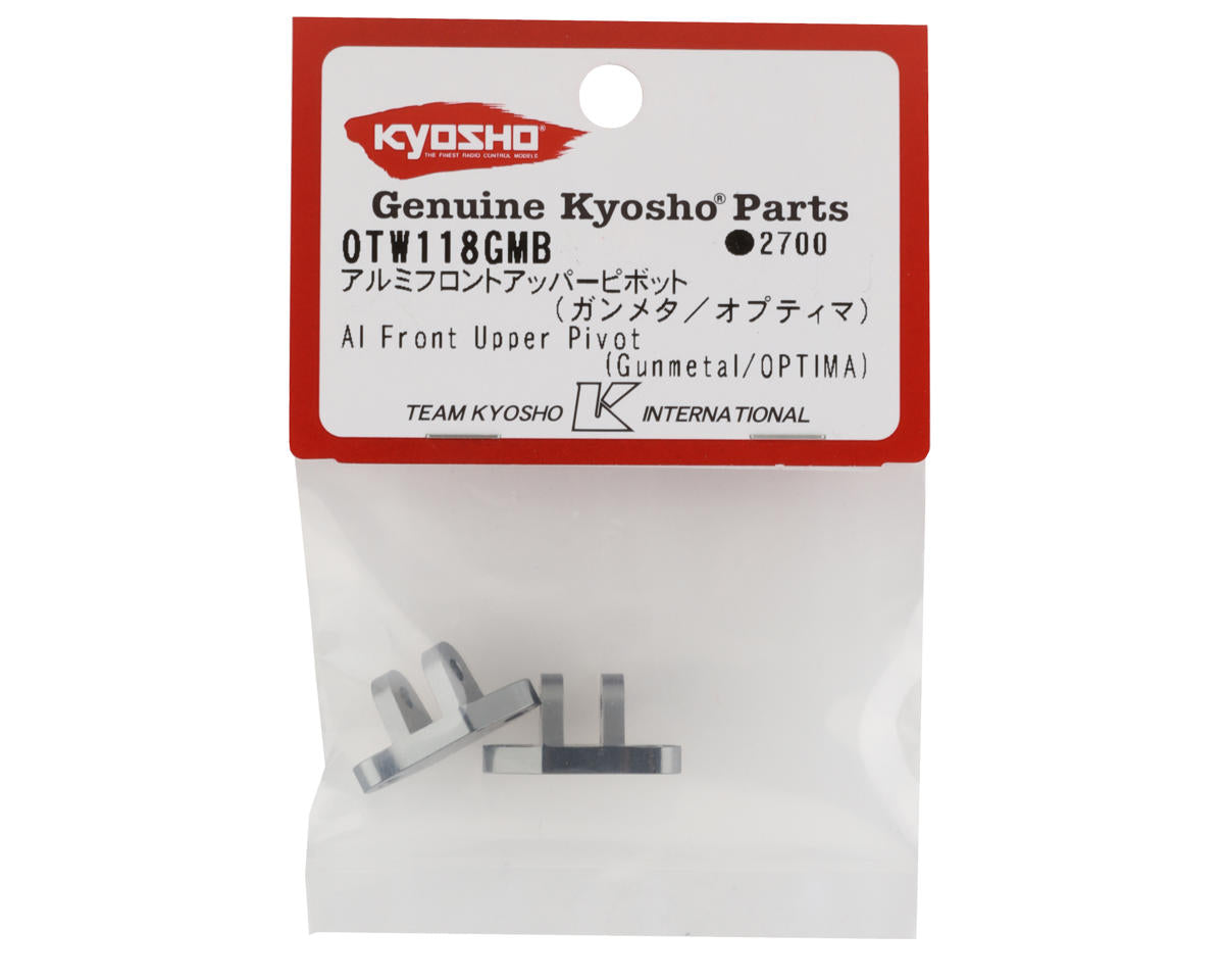 Kyosho Optima Aluminum Front Upper Pivot (Gunmetal) (2)