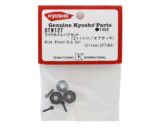 Kyosho Optima Mid Aluminum Wide Wheel Hub Set (+2mm)