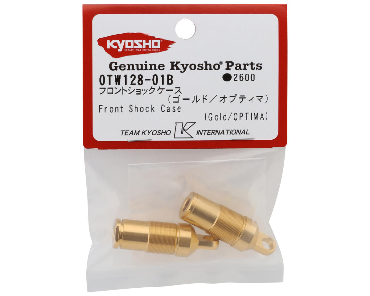 Kyosho Optima/Javelin Front Shock Bodies (Gold) (2)