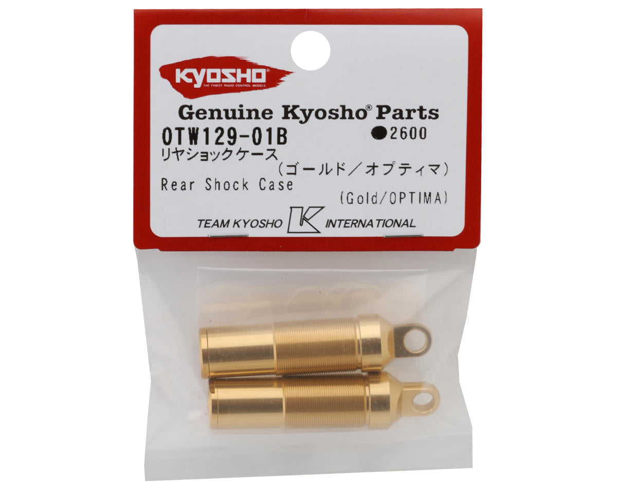 Kyosho Turbo Optima Rear Shock Body (Gold) (2)