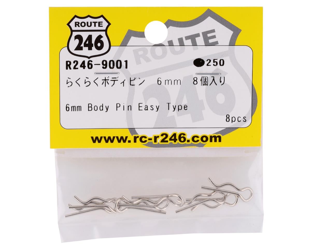 Kyosho 6mm Easy Type Body Clip (8)