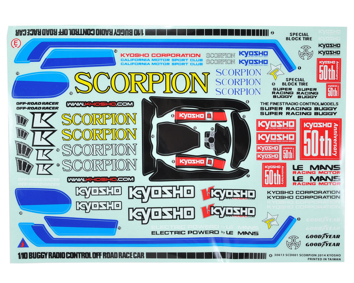 Kyosho Scorpion 2014 Body (Clear)