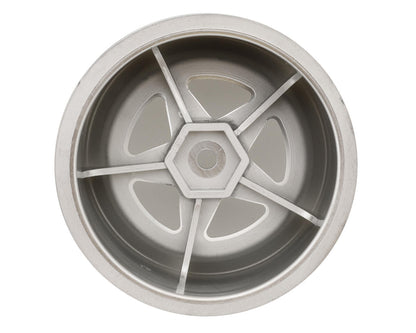 Kyosho Scorpion 2.2 Rear Wheels (Satin Chrome) (2)