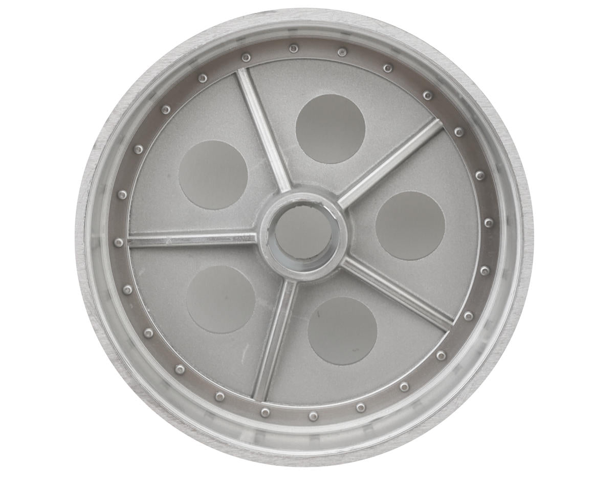 Kyosho Tomahawk Front Wheels (Satin Chrome) (2)
