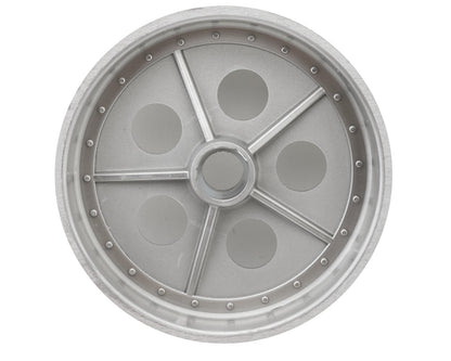 Kyosho Tomahawk Front Wheels (Satin Chrome) (2)
