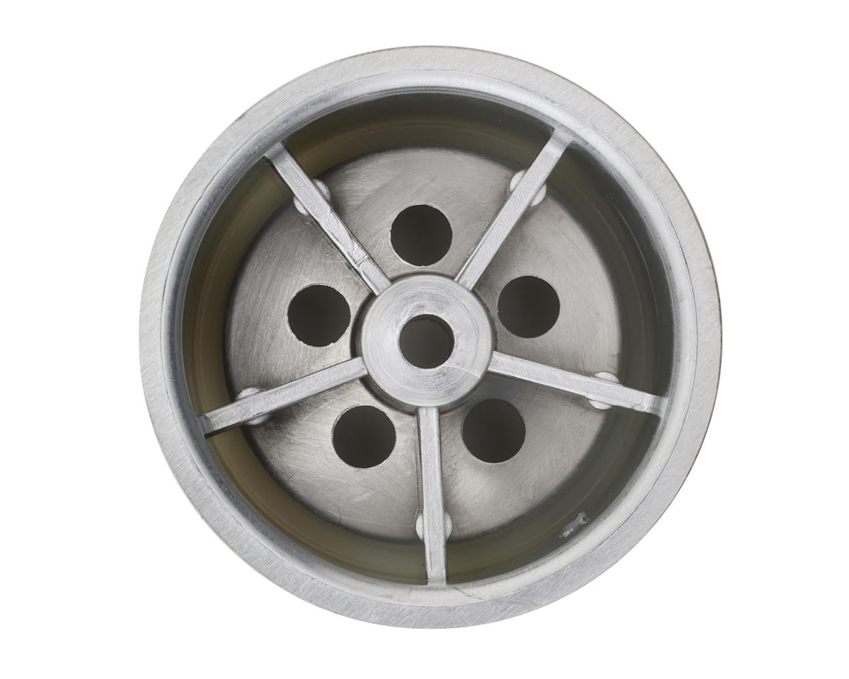 Kyosho Tomahawk Rear Wheels (Satin Chrome) (2)