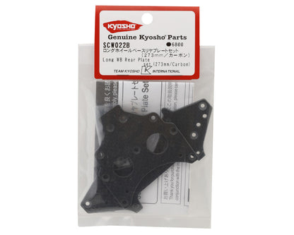 Kyosho Scorpion 2014 Carbon Long WB Rear Plate Set (273mm)
