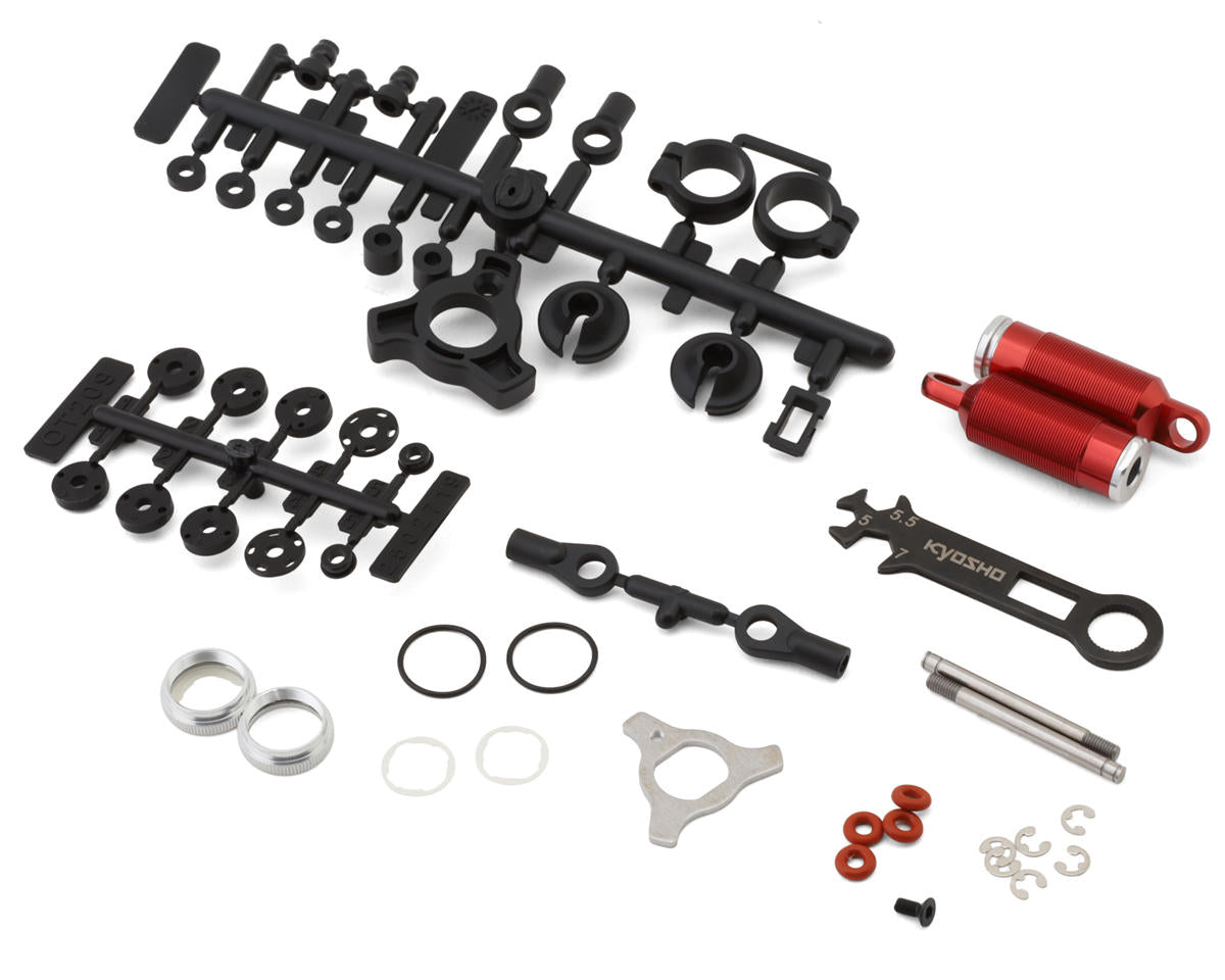 Kyosho Tomahawk '85 WC Aluminum Shocks Set (Red) (2)