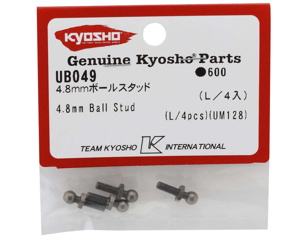 Kyosho Ultima RB7.5 4.8mm Large Ball Stud (4)