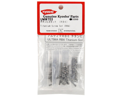 Kyosho Titanium Screw Set (RB6)