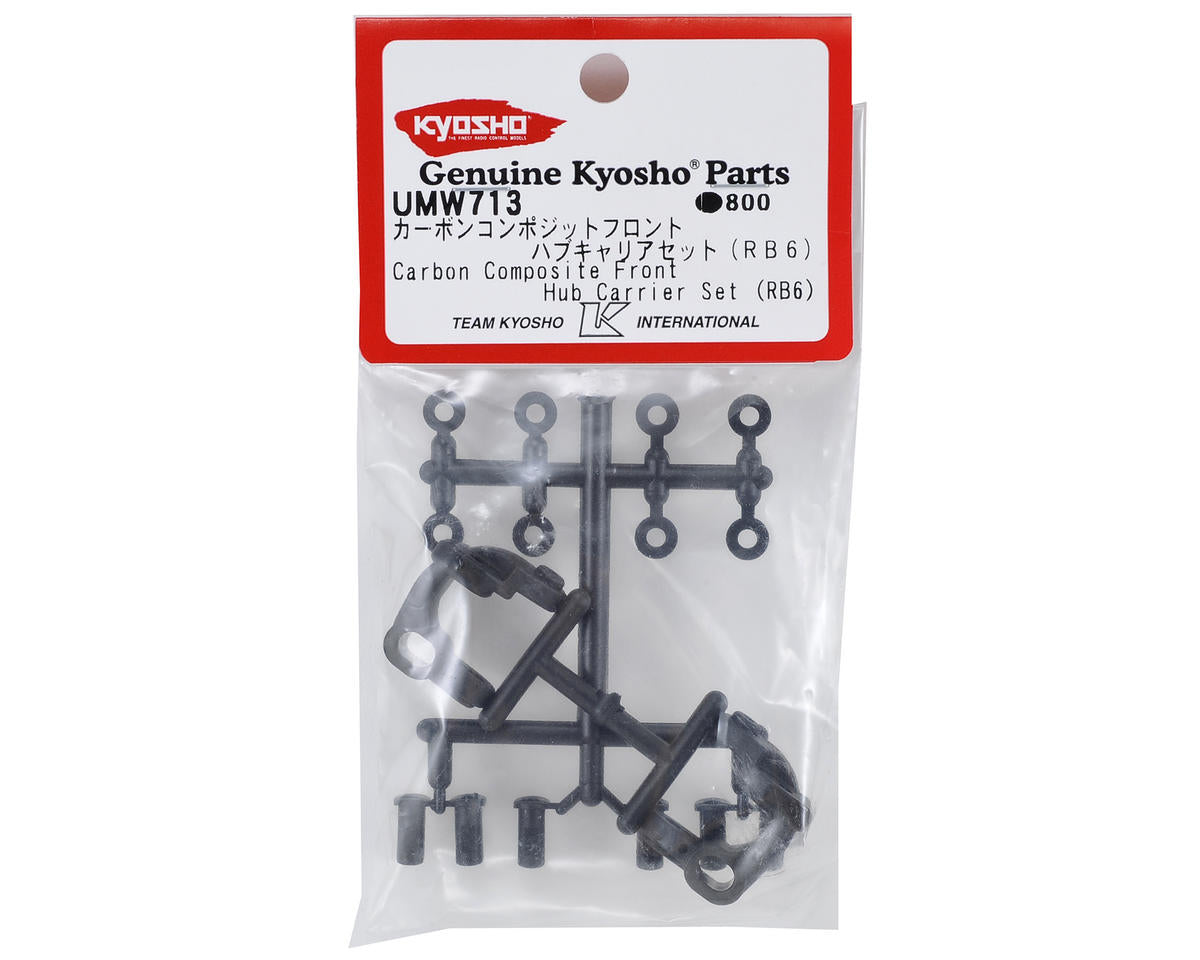 Kyosho RB6 Carbon Composite Front Hub Carrier Set