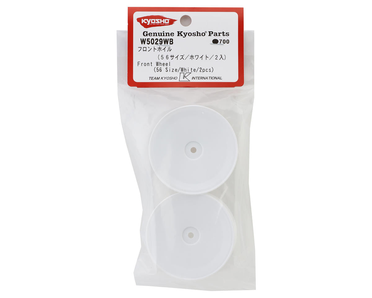 Kyosho Ultima 2.2" 2WD Front Wheels (White) (2)