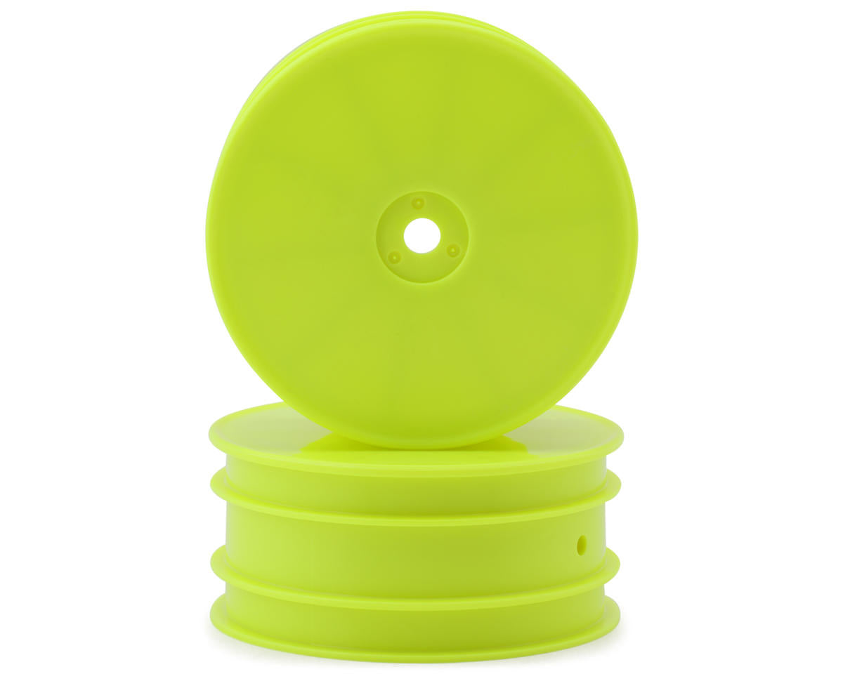 Kyosho Lazer 2.2" 4WD Buggy Front Wheels (2) (Yellow) (IFMAR Approved)