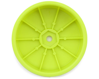 Kyosho Lazer 2.2" 4WD Buggy Front Wheels (2) (Yellow) (IFMAR Approved)