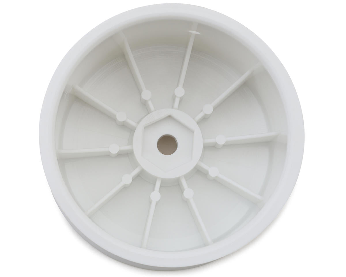 Kyosho 2.2" Rear Dish Wheels (White) (2) (Ultima/Lazer)