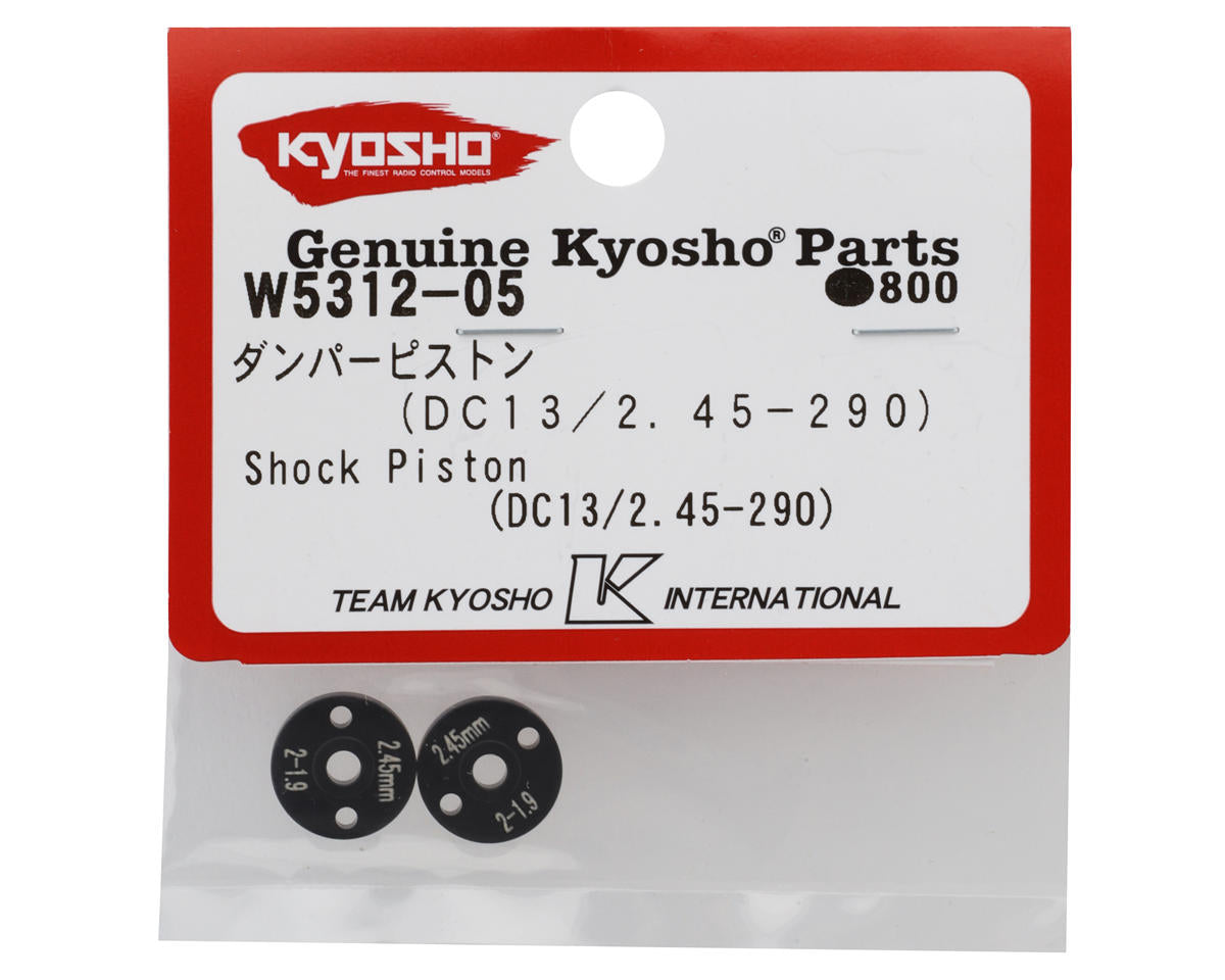 Kyosho DC13 2.45mm Shock Piston (2 Hole x 1.9-290)