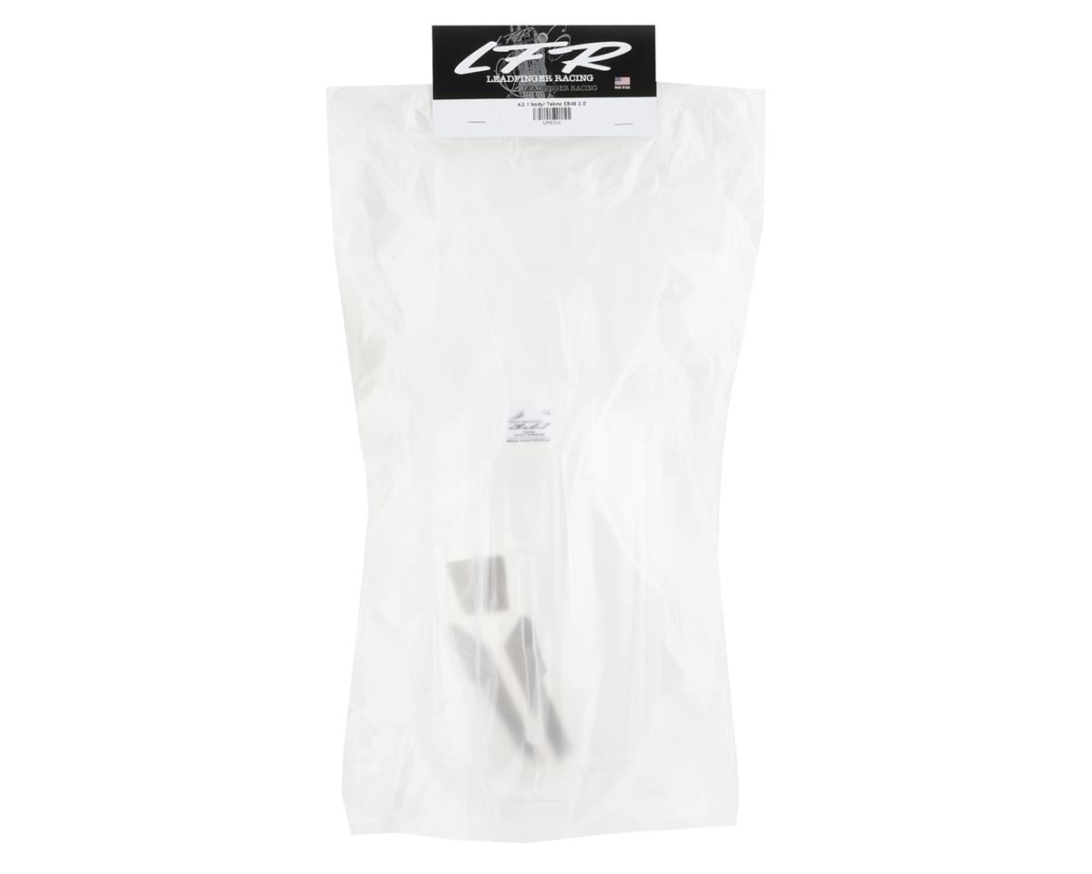 Leadfinger Racing Tekno EB48 2.0 A2.1 Tactic 1/8 Buggy Body w/Front Wing (Clear)