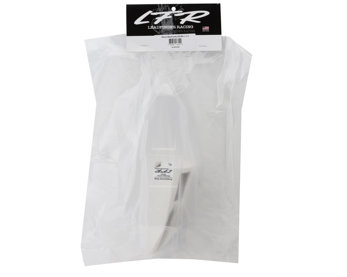 Leadfinger Racing Team Associated RC10B6.3 Retro-Mod 1/10 2WD Buggy Body (Clear)