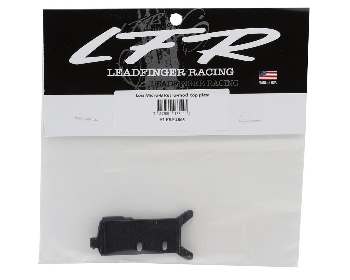Leadfinger Racing Micro-B Top Plate for Retro-Mod Conversion
