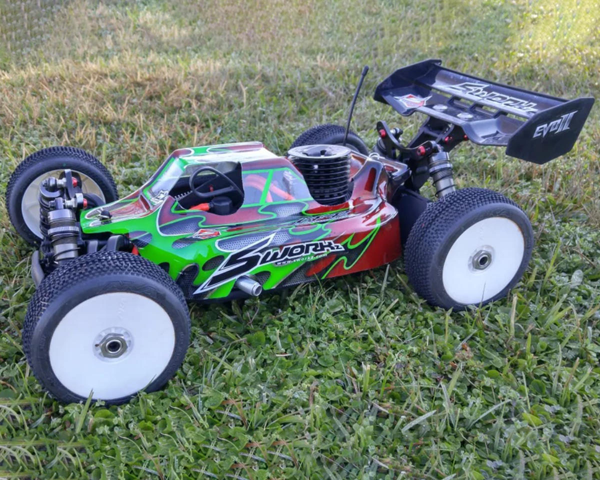 Leadfinger Racing SWORKZ Assassin 1/8 Buggy Body (Clear) (S350 EVO ll)