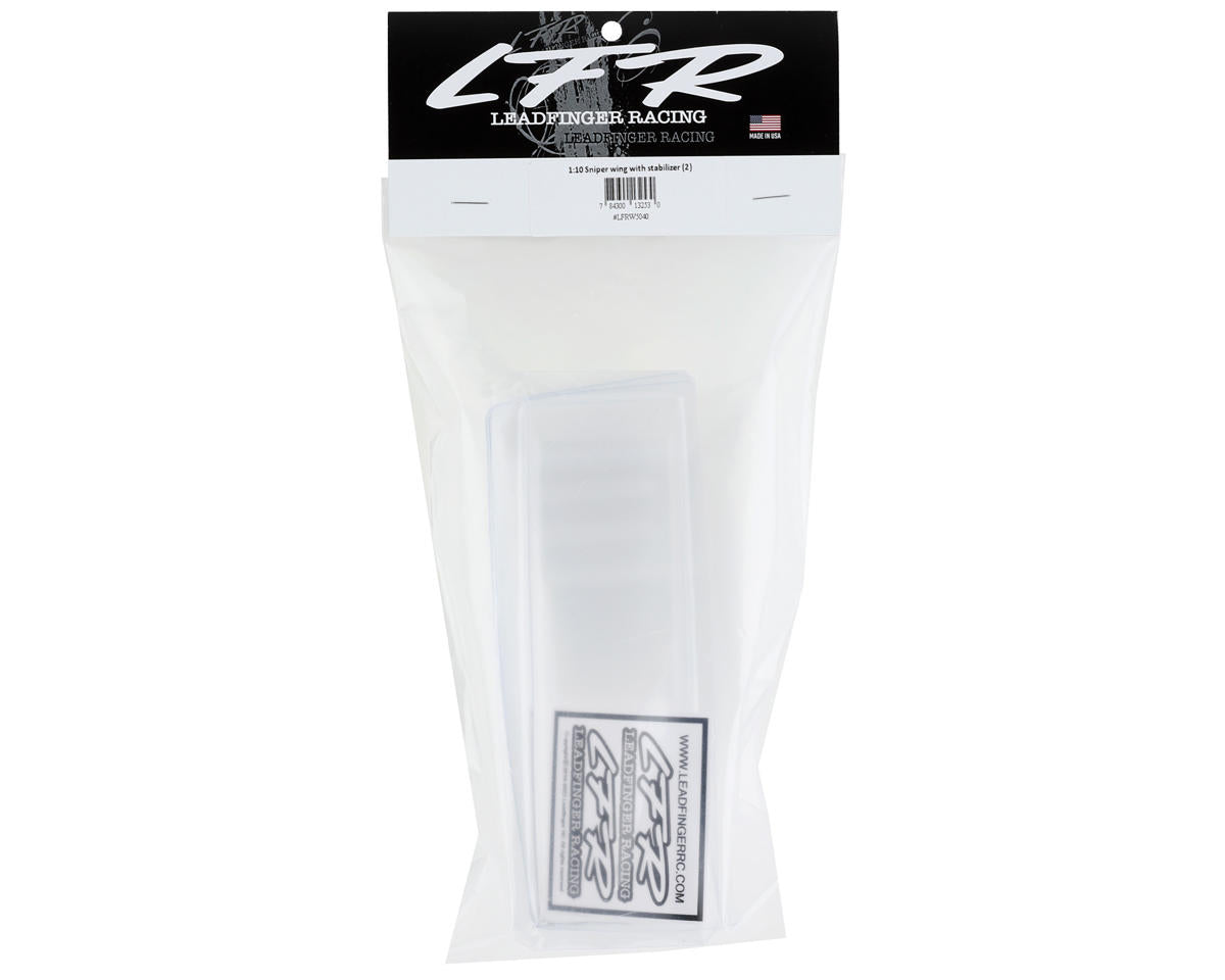 Leadfinger Racing Sniper 1/10 Buggy Wing w/Stabilizer (2)