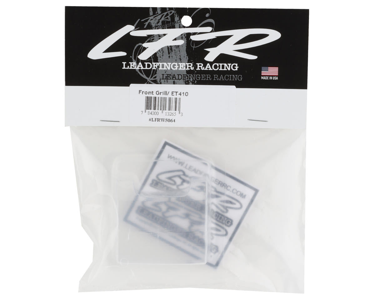 Leadfinger Racing Tekno ET410 Front Grille (Clear)